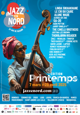 Affiche du festival Jazz en Nord 2025