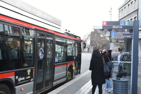Bus arrêt Mairie.